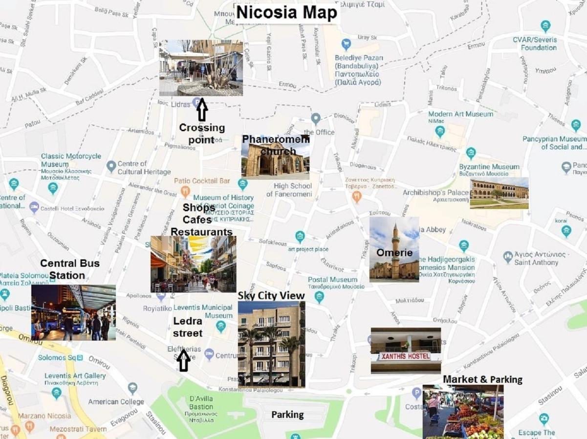 Nicosia City Centre Sky Views Apartment מראה חיצוני תמונה